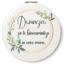 Oglinda dubla de poseta,  Dumnezeu sa te binecuvanteze in orice vreme
